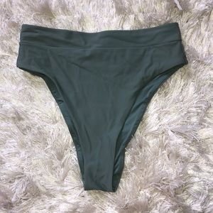 High waisted bikini bottoms
